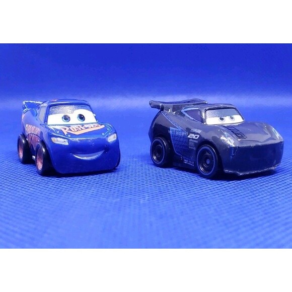 Disney/Pixar/Mattel/Die-cast Mini Racers Jackson Storm & Rust-eze  Lot Of 2.... - Picture 4 of 8